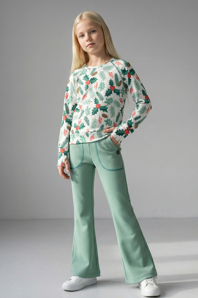 Colorinas Φούτερ Merrywear για το νέο έτος με τύπωμα με κορδόνια