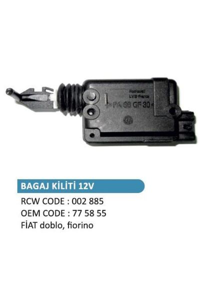 Genel Markalar Bagaj Kilit Motoru Fıat Tofaş Doblo Fıorıno (1 Ad )