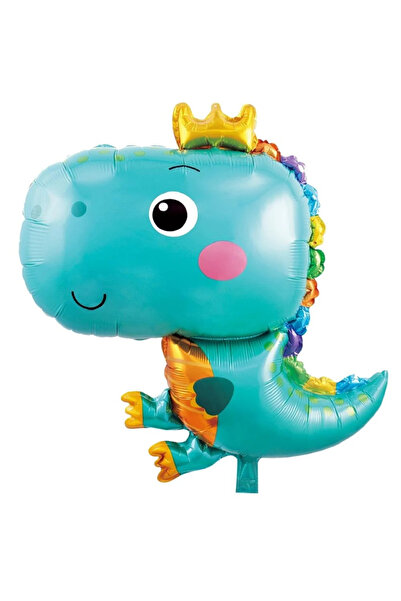 Öztürkpartievi ديناصور مزود بتاج باللون الأزرق من البالونات المصنوعة من الورق...