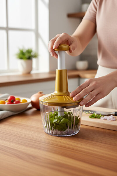 beyshome 5 Bıçaklı Solingen Paslanmaz Çelik Bıçaklı Basmalı El Rondosu Bas Ke...