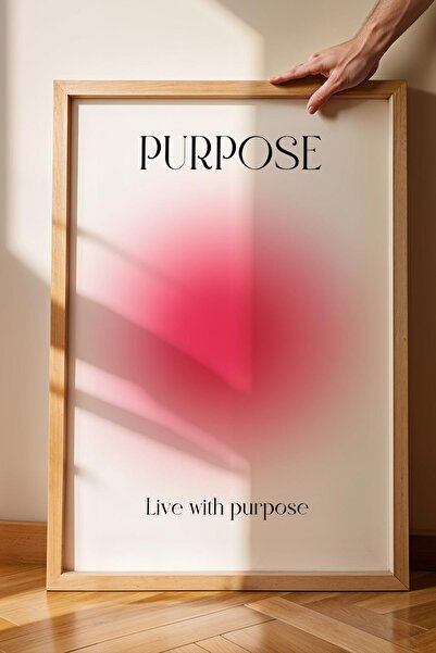 Saturn Tablou înrămat cu scop Aura Energetice Culori Trăiește cu scop - Trăie...