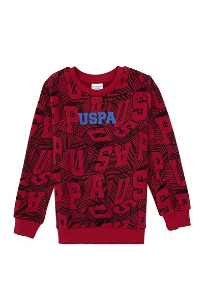 U.S. Polo Assn. U.S. Polo Assn Kids Boys' Burgundy Tracksuit Set