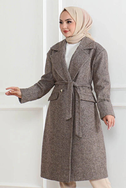 velmorafashion Velmora Premium Women's Cashmere Coat - Mink