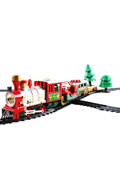 bebeLOGIC Χριστουγεννιάτικο Τρενάκι με Μουσική, Συνολικό Μήκος 260 εκ., 22 Τε...