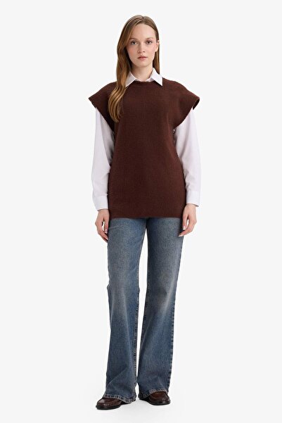 DeFacto Regular Fit Crew Neck Knitwear Sweater G3821Ax25Wn