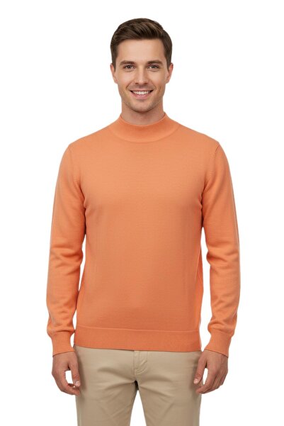 Raymons Ανδρικό πουλόβερ με μισό ζιβάγκο κανονική εφαρμογή BGL-ST04954