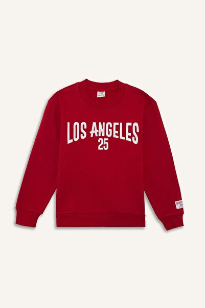 DeFacto Boy's 2-Piece Set Printed Sweatshirt Sweatpants G5644A825Cw