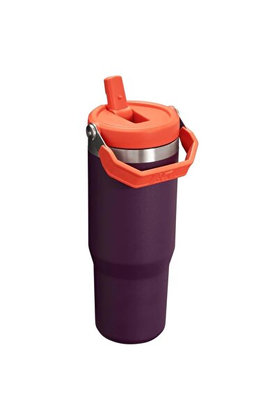 Stanley The Iceflow Flip Straw Thermos Cup with Straw 0.89 Lt Flask Purple