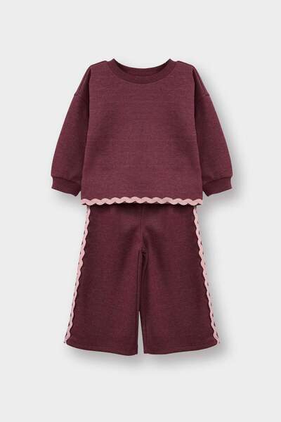 DeFacto Βρεφικό Σετ 2 τεμαχίων Φούτερ και Παντελόνι G5093A525WN