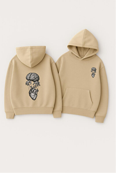 CLASSY.MODA Unisex cu glugă supradimensionat cu imprimeu Swea tricou – Ilustr...