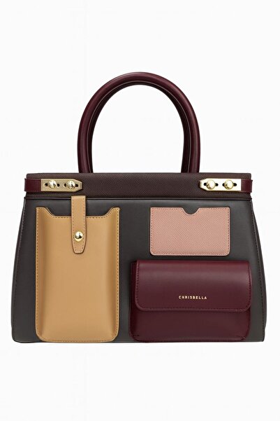 Generic CHRISBELLA Women’s Stylish Handbag with Wallet – Elegant Daily Fashion Tote Bag-33cm*23cm