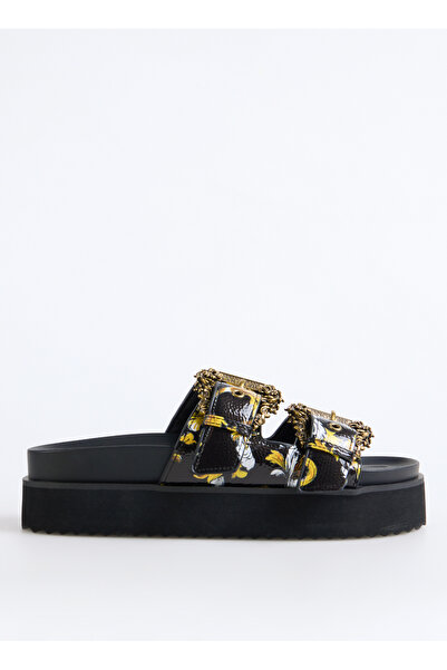 VERSACE JEANS COUTURE 78VA3SM1 Siyah Kadın Terlik