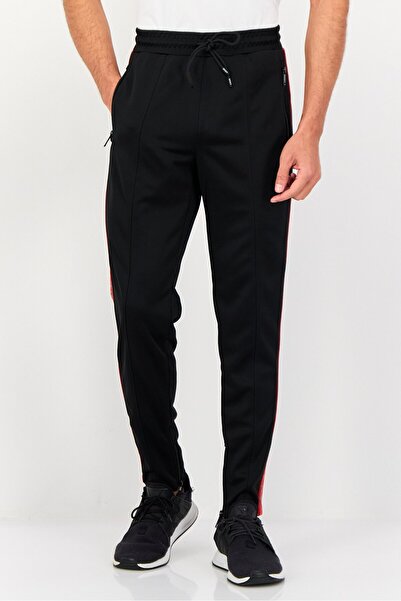 Dkny Men Regular Fit Brand Logo Sweatpants, Black