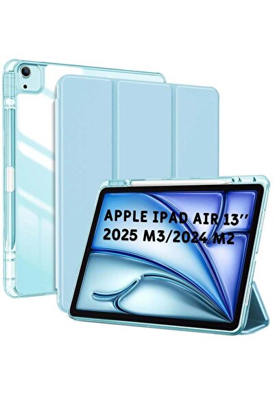 HYX Case for iPad Air 13 Inch (M3/M2, 2025/2024) with Pencil Holder - Light Blue