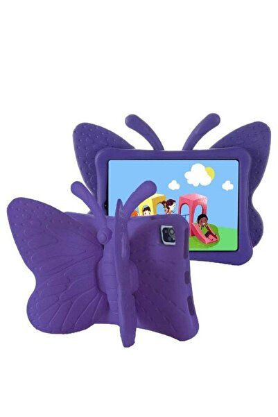 HYX Kids Case for iPad Air/Pro 11-inch (M3/M2/2024) - EVA Butterfly Kickstand Rugged Protective C