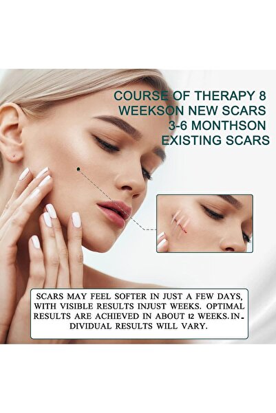 Bukela Medical Grade Silicone Scar Tape - Scar Removal Strips for Acne, C-section, Keloids, 1.6×62.