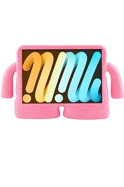 HYX 3D Kids Shockproof EVA Foam Stand Case for Apple iPad Mini 8.3 Inch Pink