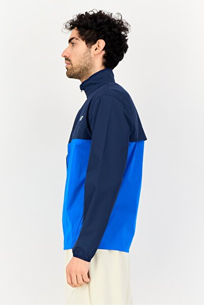 New Balance Men Standard Fit Long Sleeve Training Windbreaker Jacket, Multicolor
