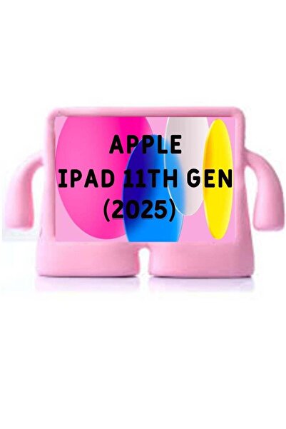 HYX 3D Kids Shockproof EVA Foam Stand Case for Apple iPad 11th Gen, 11 inch (2025) - Pink