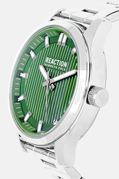 Kenneth Cole Reaction Men KRWGG7007901 Stainless Analog Watch 45 mm, Silver