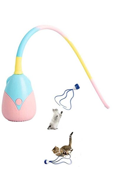 Arabest Cat Wand Toy, Electronic Interactive Toy for Indoor Cats, Rechargeable Exercise Toy for Kitten