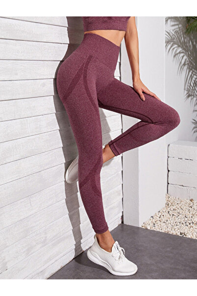 FridayIn Sports Fast fashion Gradient Jacquard Splicing Leggings