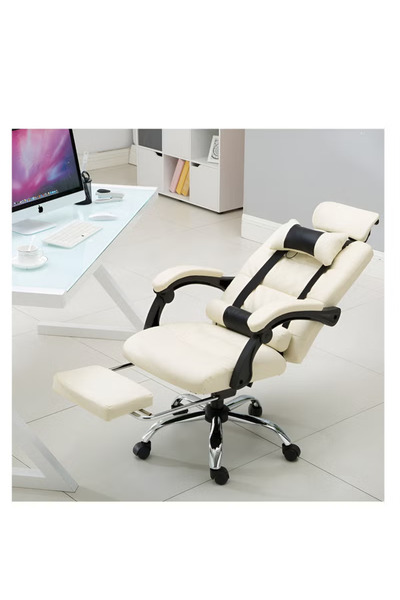 ZUIHAO كرسي مكتب مريح مع مسند رأس قابل للتعديل ووسادة سميكة