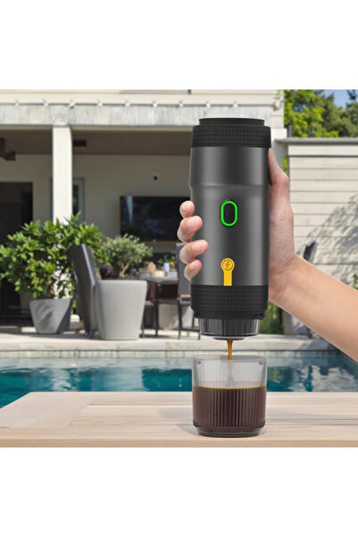 Generic Espresso Machine, 3 in 1 Cordless Fast Heating 20Bar Extraction Camping Coffee Makers