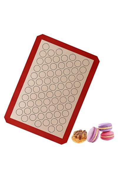 FORHOUSE Macaron baking mat, non-stick sheet, 40x30 cm, 67 Macarons