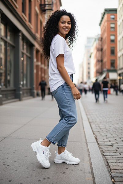 dehaine Women's eco-leather sneakers, ELLA, 145A