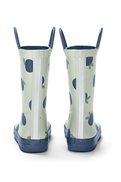 Tchibo Kids Boy Slip On Rain Boots, Sage Green