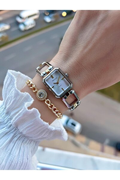 Ferrucci Small Vintage Case Steel Band 2 Years Warranty 3 Atm Women Wristwatch+Bracelet Fy.03603.2