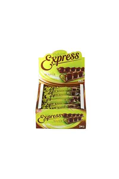Elvan Express Antep Fıstık Aromalı Dolgulu Gofret 30 Gr. 24 Adet (1 Kutu)