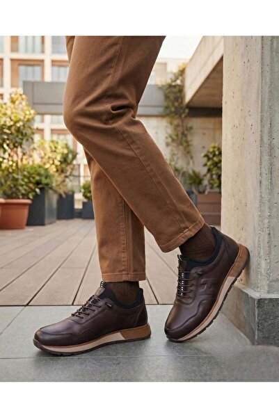 DETECTOR Γνήσιο δέρμα Ορθοπεδικά Ανδρικά Παπούτσια Casual HURBAN