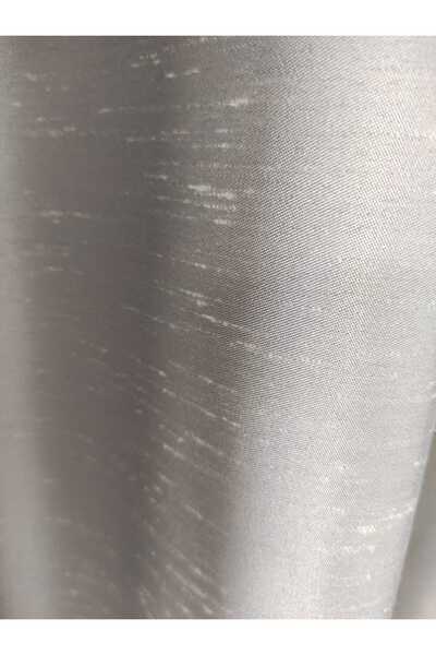 Evcimenhome Thermal Lined Linen Rustic Curtain with Eyelet Metal Rings 170Cmx225Cm Satingri