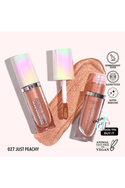 MOİRA Diamond Daze Liquid Shadow (027, Just Peachy)