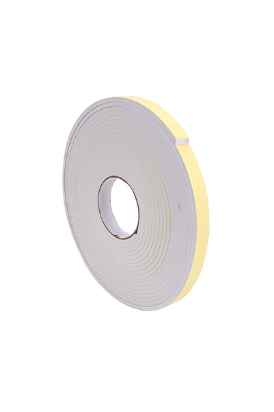 Lawazim Adhesive Rubber Strip Tape 10m White - Weatherproof Door Window Seal