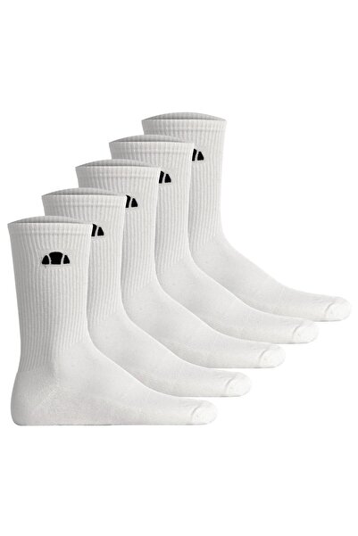 Ellesse Unisex Socken, 5er Pack - ALACRE, Crew Socken, Logo, einfarbig