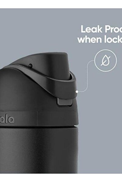 owala FreeSip Insulated Stainless Steel Water Bottle with Push Button and Built-in Straw, 940 ml.