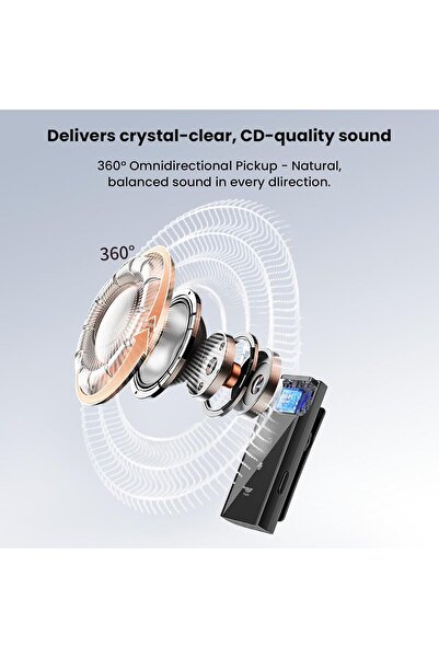 TNW A9pro Wireless USB-C Lavalier Microphone (2TX+1RX)