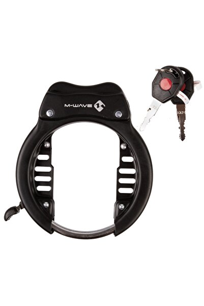 M-wave Inel luminos XL pentru chei, ramă antifurt, neagră