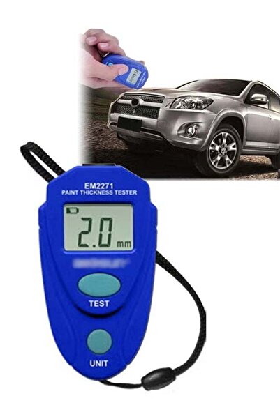 DOMEET مقياس سمك، مقياس سمك الطلاء الرقمي، مقياس سمك طلاء السيارة بشاشة LCD صغيرة، مينا LCD M