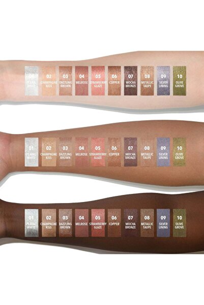 MOİRA Everlust Shimmer Cream Shadow (001, Pearl White)