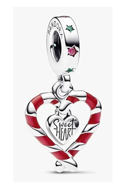 Pandora Sweet Heart Talisman in the shape of a heart and lollipops - 925 Silver