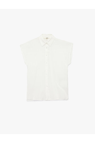 Koton Regular Fit Viscose Fabric Sleeveless Shirt