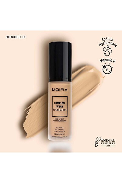 MOİRA Complete Wear™ Foundation (300, Nude Beige)