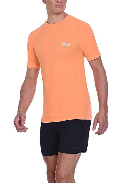 OEM Breathable sports t-shirt for men, elastic, orange M
