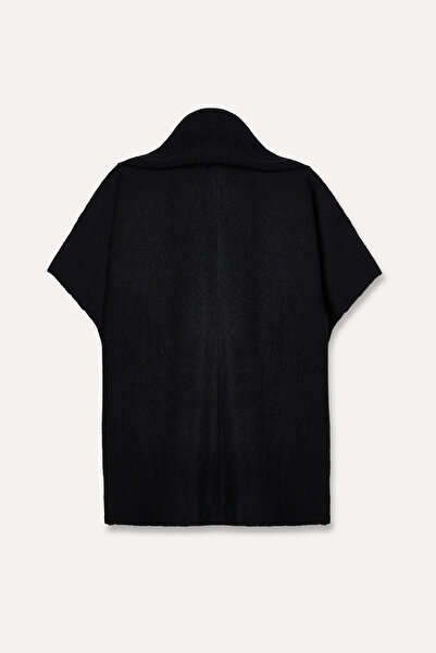 Mudo Shawl Collar Oversized Short Sleeve Cardigan