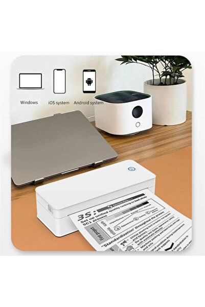 PROCART Portable thermal printer A4, USB, Bluetooth, 300 DPI, Windows, Android, iOS
