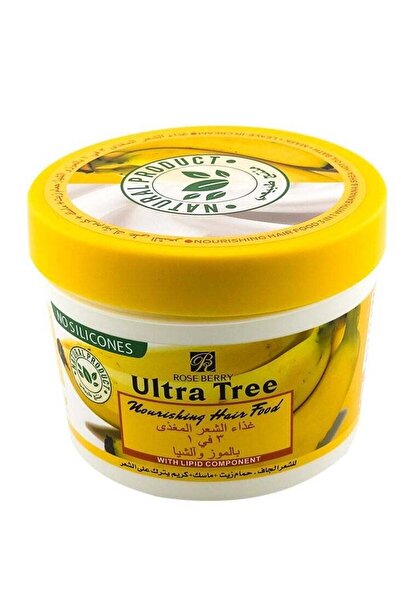 roseberry Rose Berry 3-in-1 Nourishing Hair Mask with Banana & Shea for Dry Hair